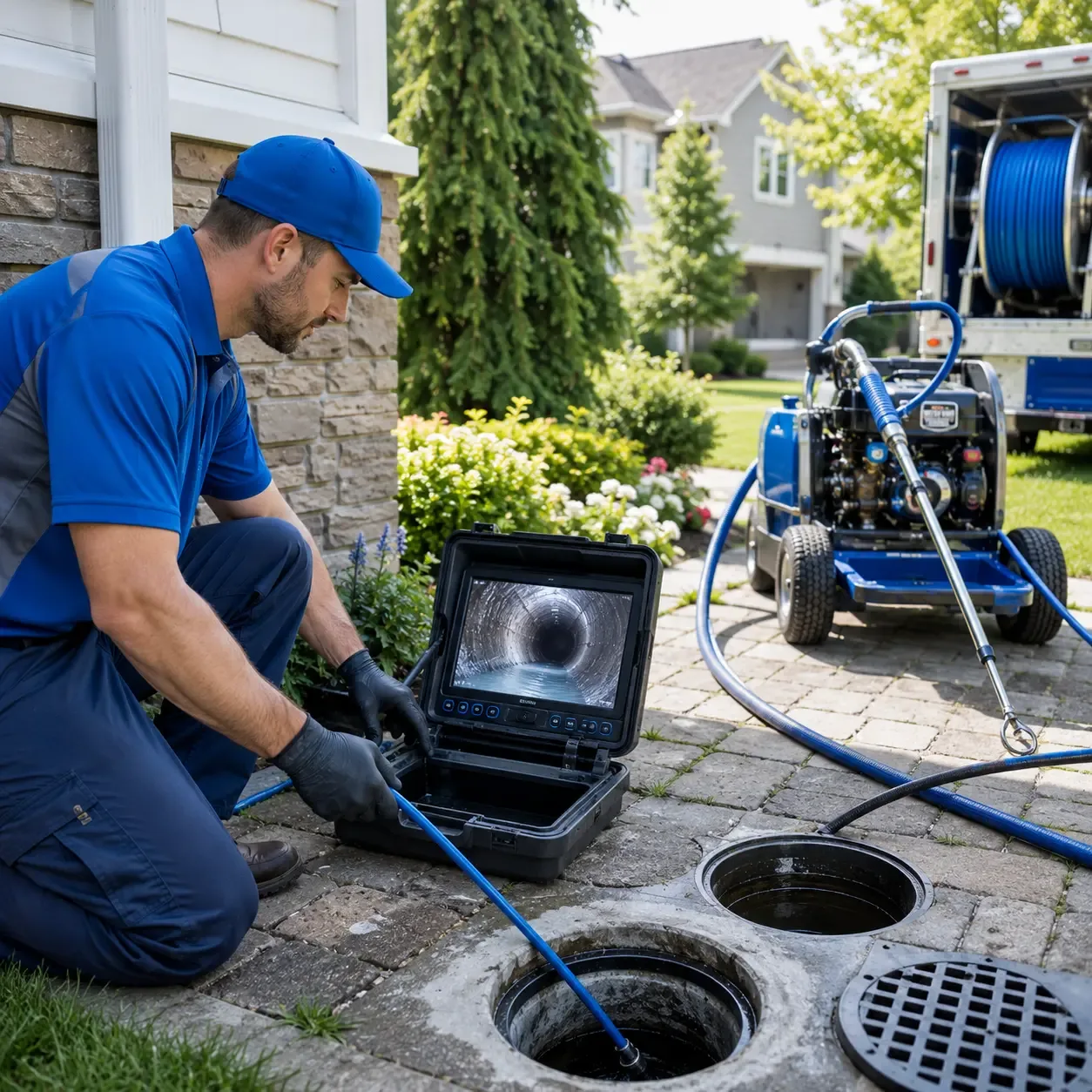 Outdoor drain cleaning professionals serving Gepp, AR
